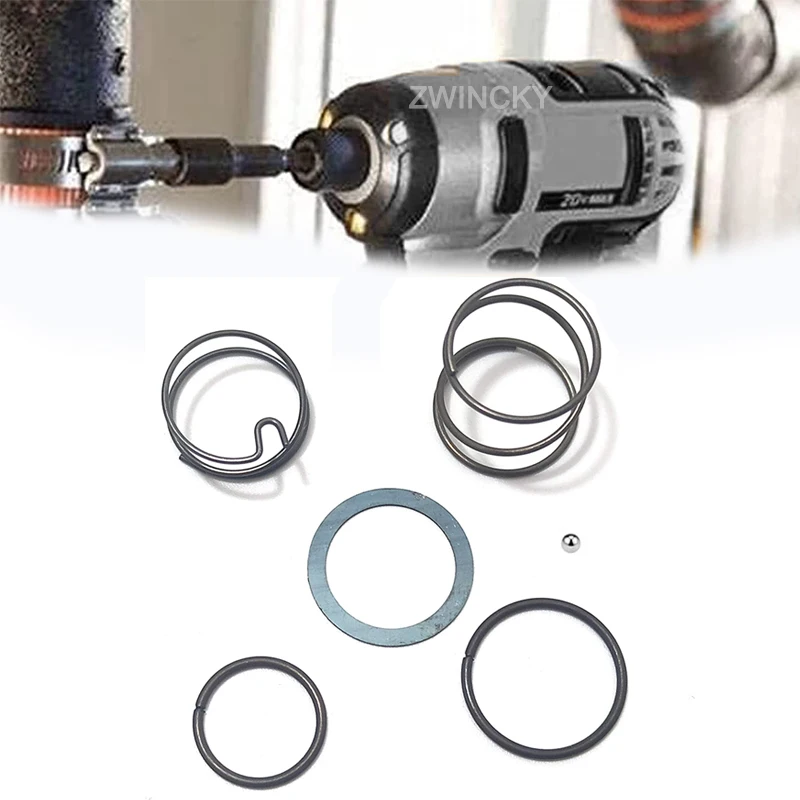 

1 Set Spring Steel Ball Impact Driver N078434 For Dewal 20V Impact Wrench Accessories Power Tool Parts Small Compression Spring