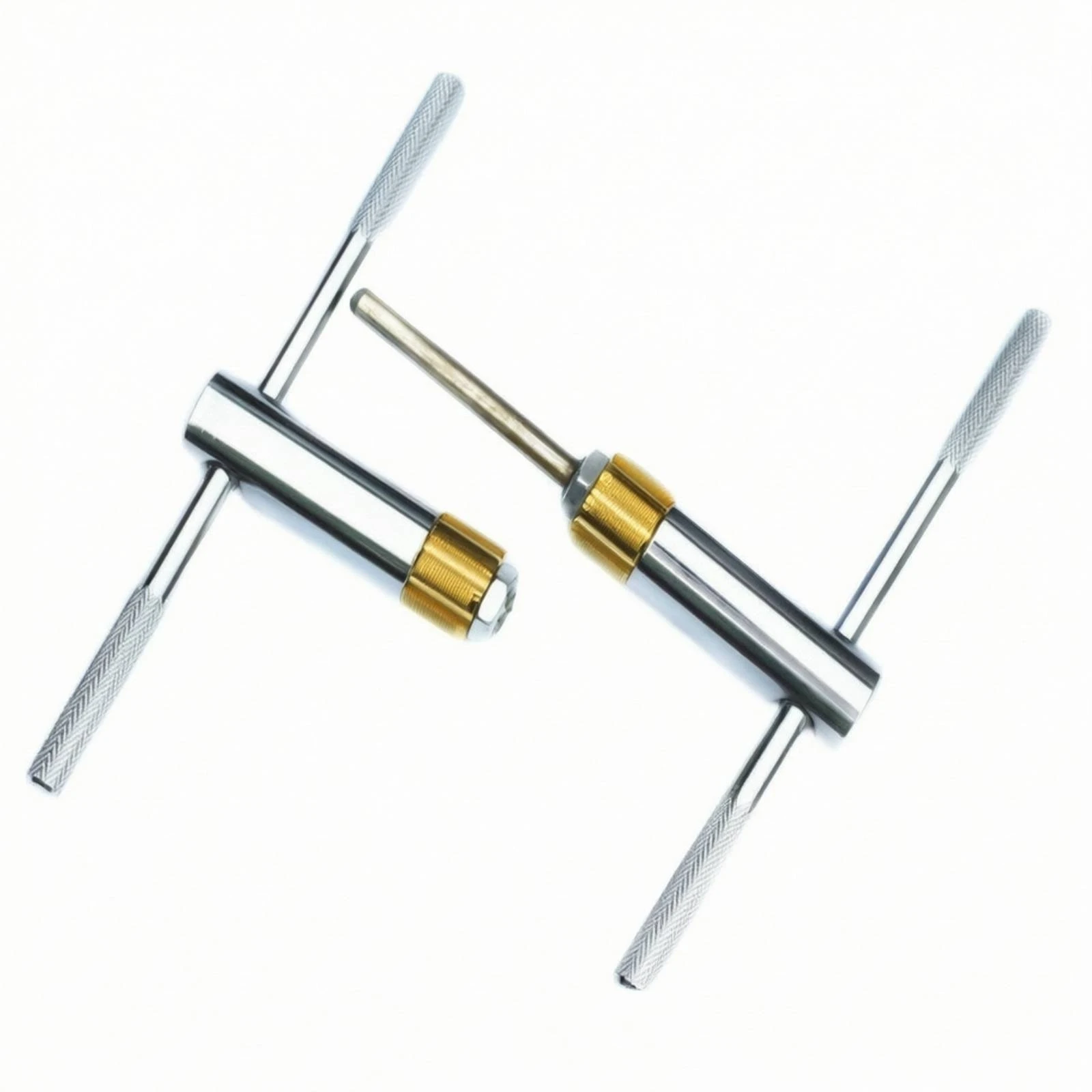 Bike Bottom Bracket Thread Tapping Tool Versatile Bottom Bracket Thread Tapping Tool Tapered Knurled for Mechanics, Repair Shops