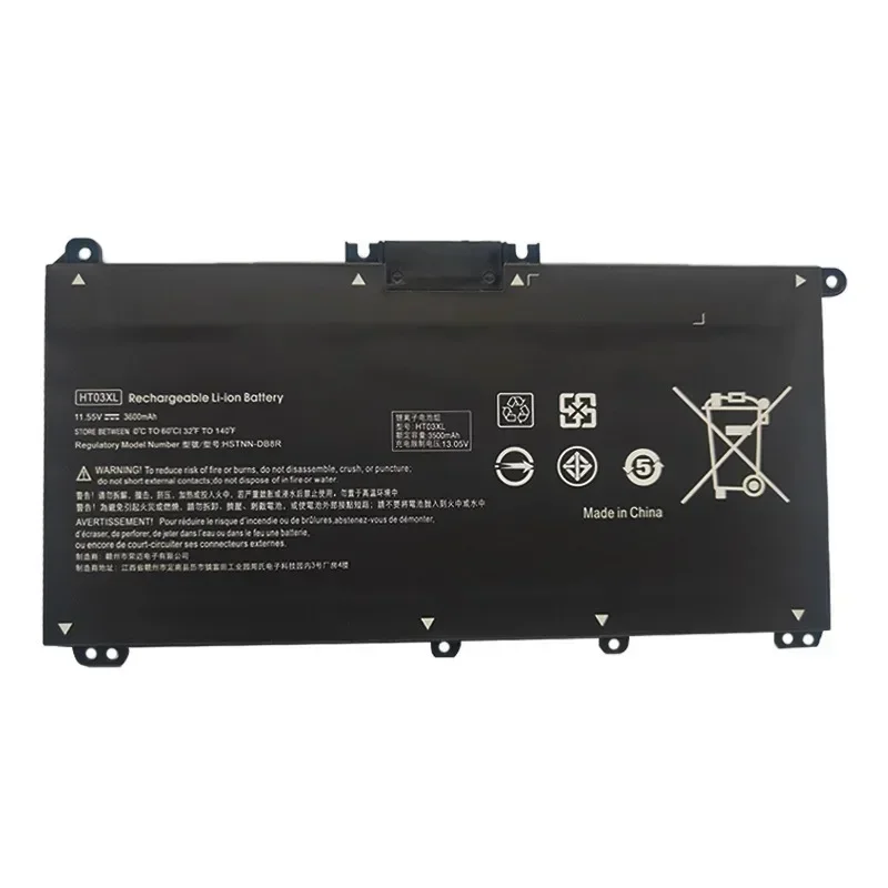 3600mah HT03XL Laptop Battery for HP Laptop TPN-Q207 TPN-Q208 TPN-Q209 TPN-C135 TPN-C136 TPN-I130 I131 Bateria Notebook