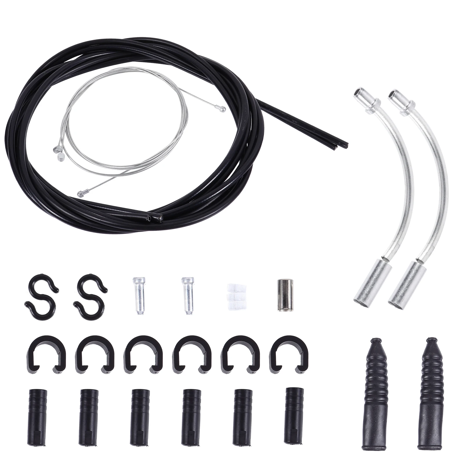 

1Set Metal Brake Cable Housing Durable Heat Resistant Bike Brake Cable Kit for Mountain Road Foldable Bikes Transmission Line