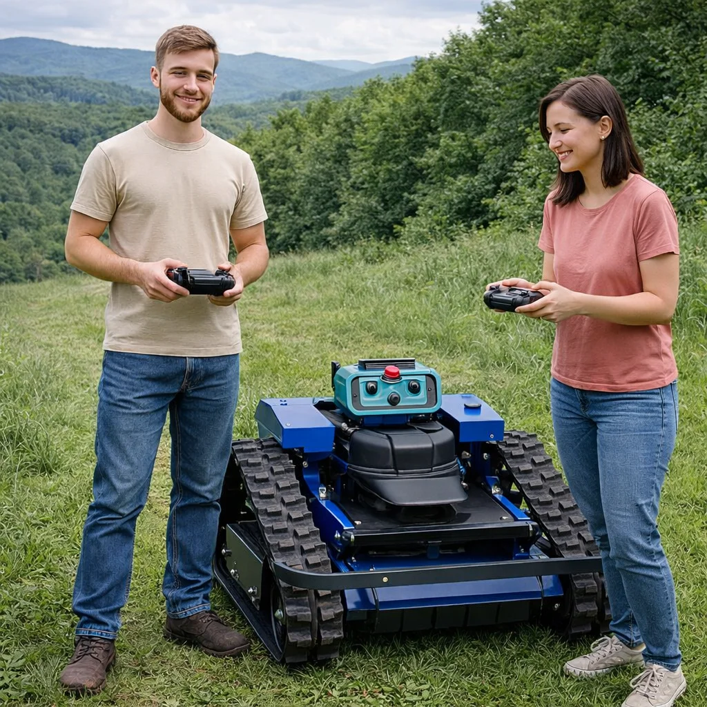 

Газонокосилка с индивидуальной настройкой, соответствующая стандарту Евро-5, с шириной скашивания 550 мм, дистанционным управлением и двигателем LONCIN