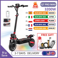 BOYUEDA Q7Pro Max Electric Scooter 3200W Dual Motor 52V28AH With NFC Activated App Control 11\