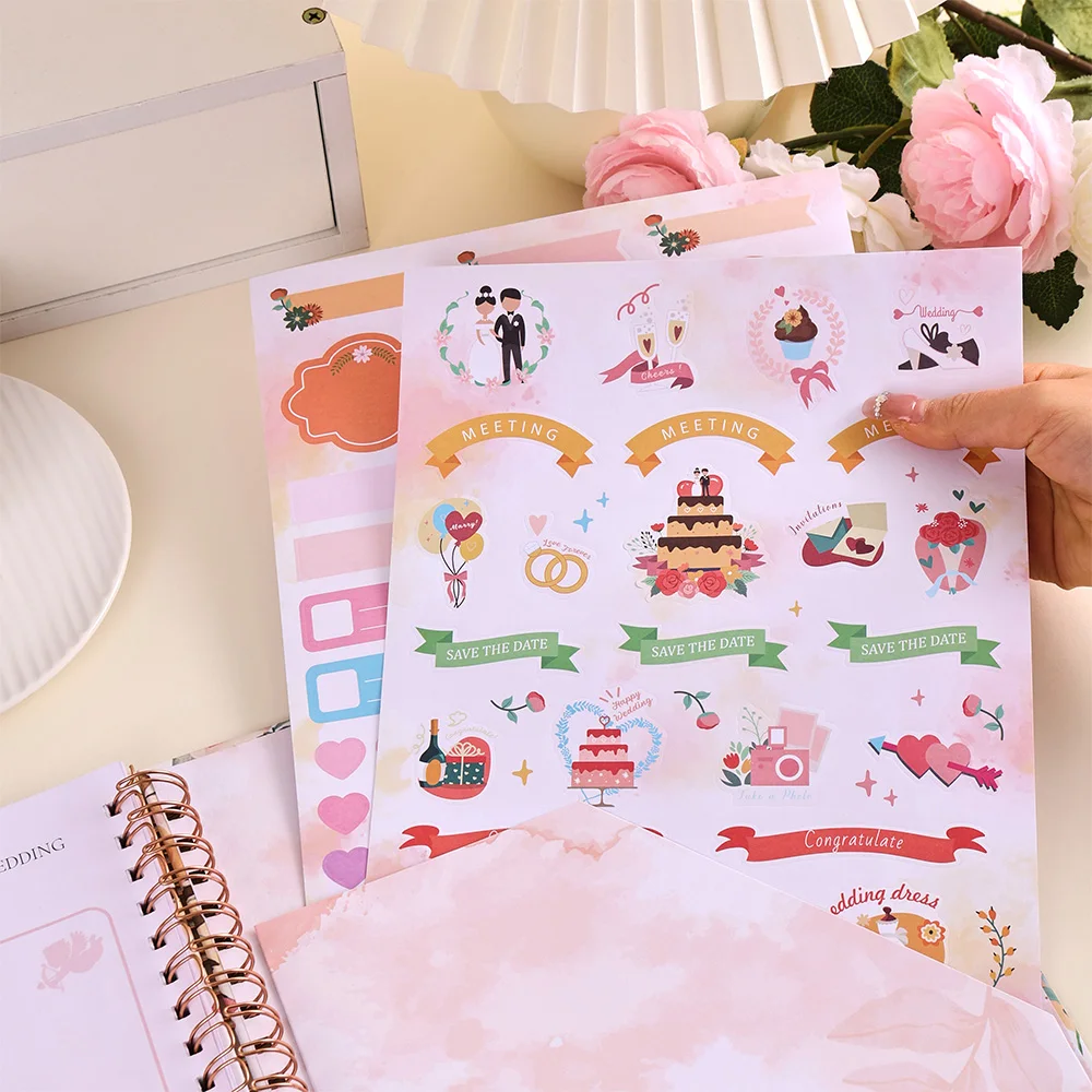 132 Seiten Ihr perfekter Tag, Hochzeitsplaner für die Braut, Hochzeitsplanung, Tagebuch und Organizer, Planer inklusive Hochzeits-Budget-Tipps – Detail 4