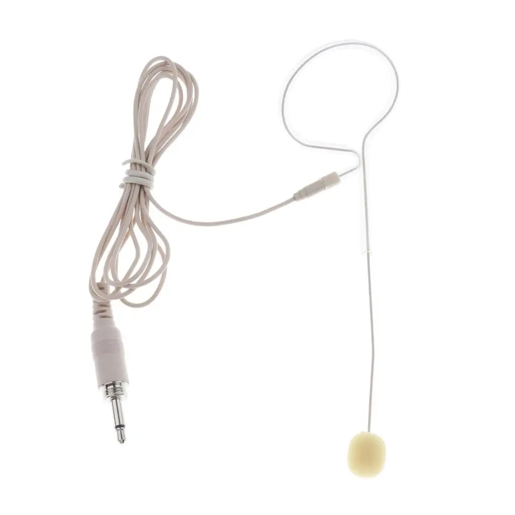 Headset Microphone Skin Color Single Earhook Studio Condenser Mic Wireless for Online Teaching Speech Applications