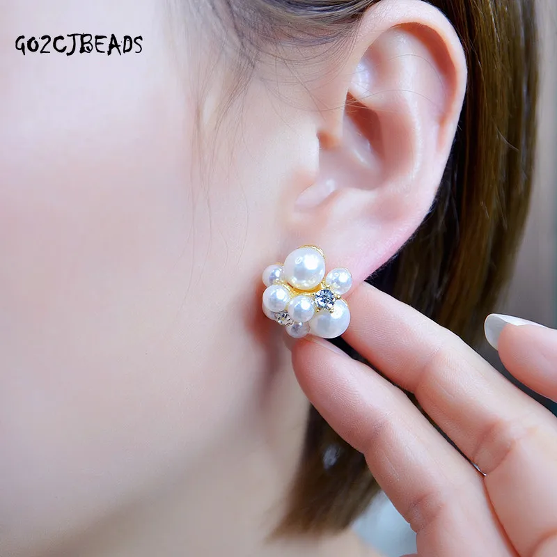 Refined Pearl Earrings 2022 Trend Women Women New Style Jewelry Earing Fashion Korean Delicate Pearl Woman Earrings