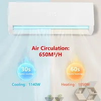 12000 BTU 230V Ductless Mini Split Air Conditioner & Heater,20 SEER, Custom 1