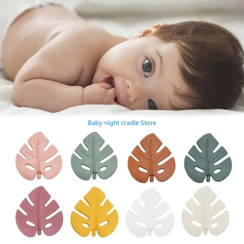 مجموعة J2FF مكونة من قطعتين من لعبة التسنين للطفل، لعبة تسنين من السيليكون للرضع، أداة آمنة وفعالة لتخفيف آلام الأسنان غير #5