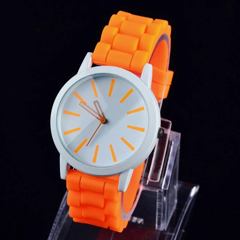 

Модные ультратонкие силиконовые часы с полой указателем для девочек, студенческие часы, желе, женские кварцевые часы, reloj para mujer