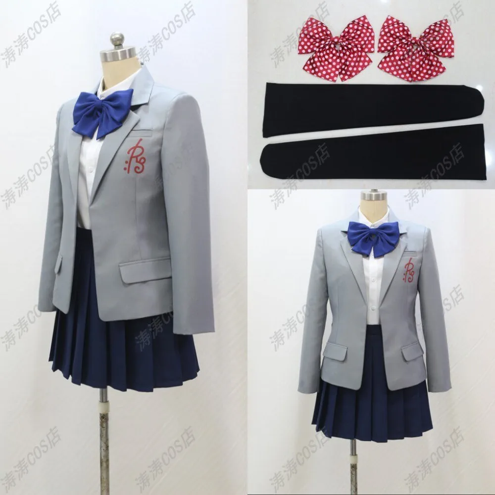 

Sakura Chiyo Cosplay Costume Monthly Girls' Nozaki-kun School Uniform Anime Outfit Carnival Party Comic Con Performance