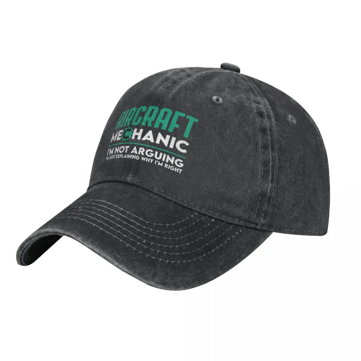 

Aircraft Mechanic I'm Not Arguing I'm Just Explaining Why I'm Right: Funny Aviation Mechanic Gift Cap Beach Outing Man Women's