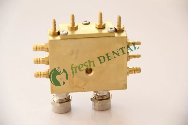 Dental Cabinet Integrated Air Water Chassis Valve Compositive Copper Air Valve Dental Chair Unit Spare Parts Accessories SL1234