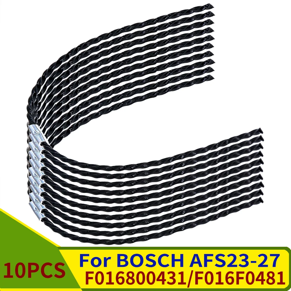 10PCS F016800431 Cutting Line for Bosch AFS 23-37 Art 23 26 30 Brush Cutter Replacement Wires for Bosch F016800431 37cm x 3.5mm