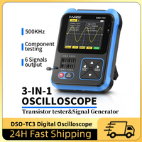 FNIRSI DSO-TC3 Digital Oscilloscope Transistor Tester Function Signal Generator Three/TwoIn One Multi-function Tester