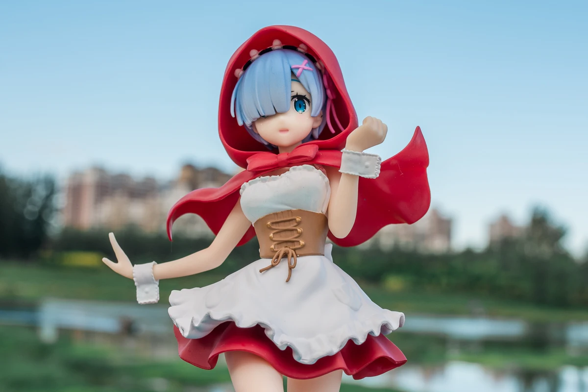 No box 1/7Japanese anime figure original Rem Little Red Hat VER action figure collectible model toys