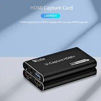 Captura de vídeo USB, tarjeta de captura de vídeo HDMI, USB 3,0, captura de Audio y vídeo, 1080P, para TV, PC, PS4, juego, transmisión en vivo para Windows, Linux, Os X