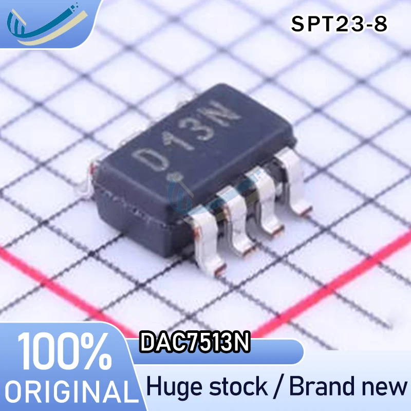

(20-100piece)100% New DAC7513N SOT23-8 7513 Chipset Professional one-stop ordering Brand new Adequate stock