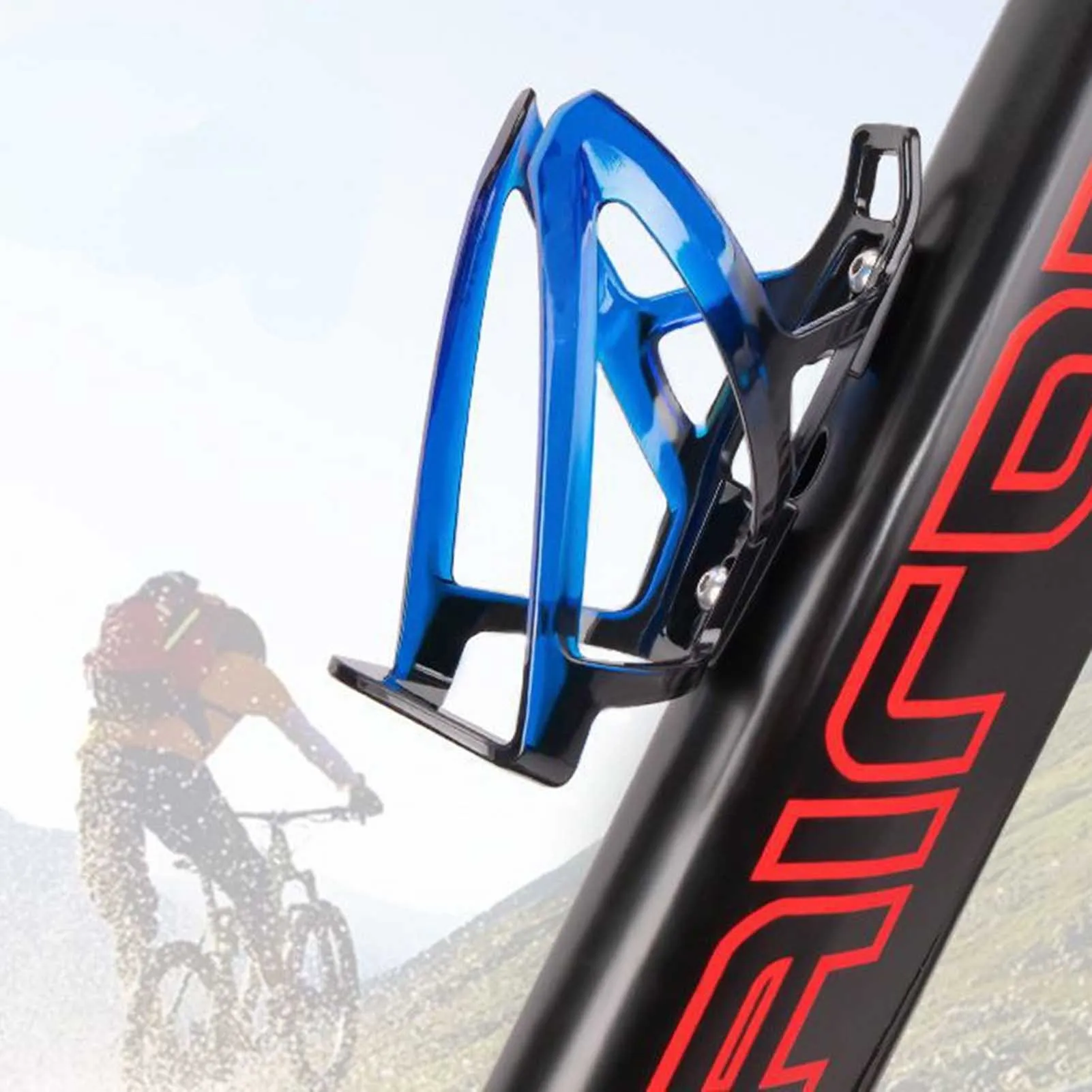 

2pcs Bicycle Water Bottle Rack Durable Plastic Organizer Holder For Water Jar Universal Mountain Road Water Kettle Storage Rack