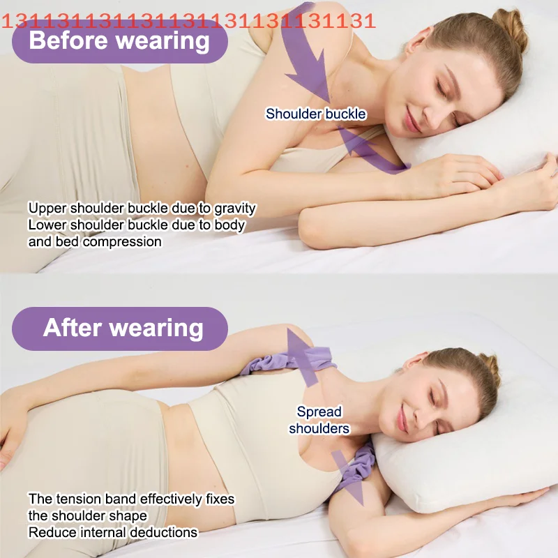 

For Scapula Clavicle Fracture Home Office Use Back Support Clavicular Fixation Strap Correction Strap