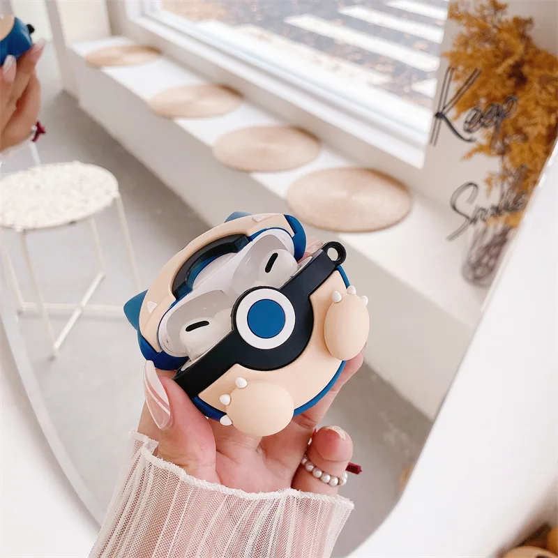 Cute Cartoon Sprite Ball Case for AirPods Pro2 Airpod Pro 1 2 3 Bluetooth Earbuds Charging Box Protective Earphone Case Cover