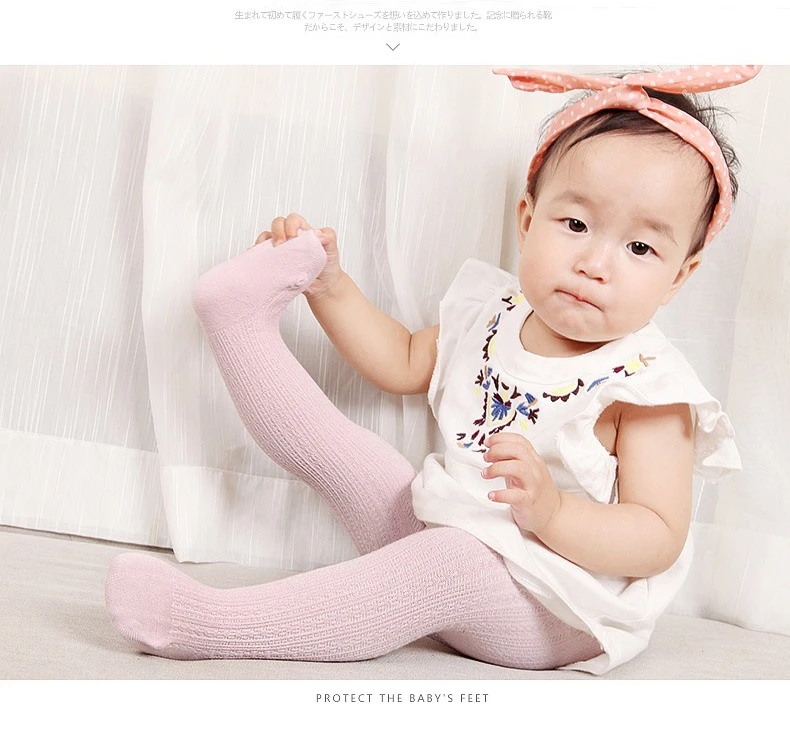Ircomll 2 Paar Baby-Mädchen-Strumpfhosen, warme Leggings, Baumwoll-Tanzstrumpfhosen für Mädchen, einfarbige Strumpfhosen für Prinzessinnen, Kinderhosen – Detail 9