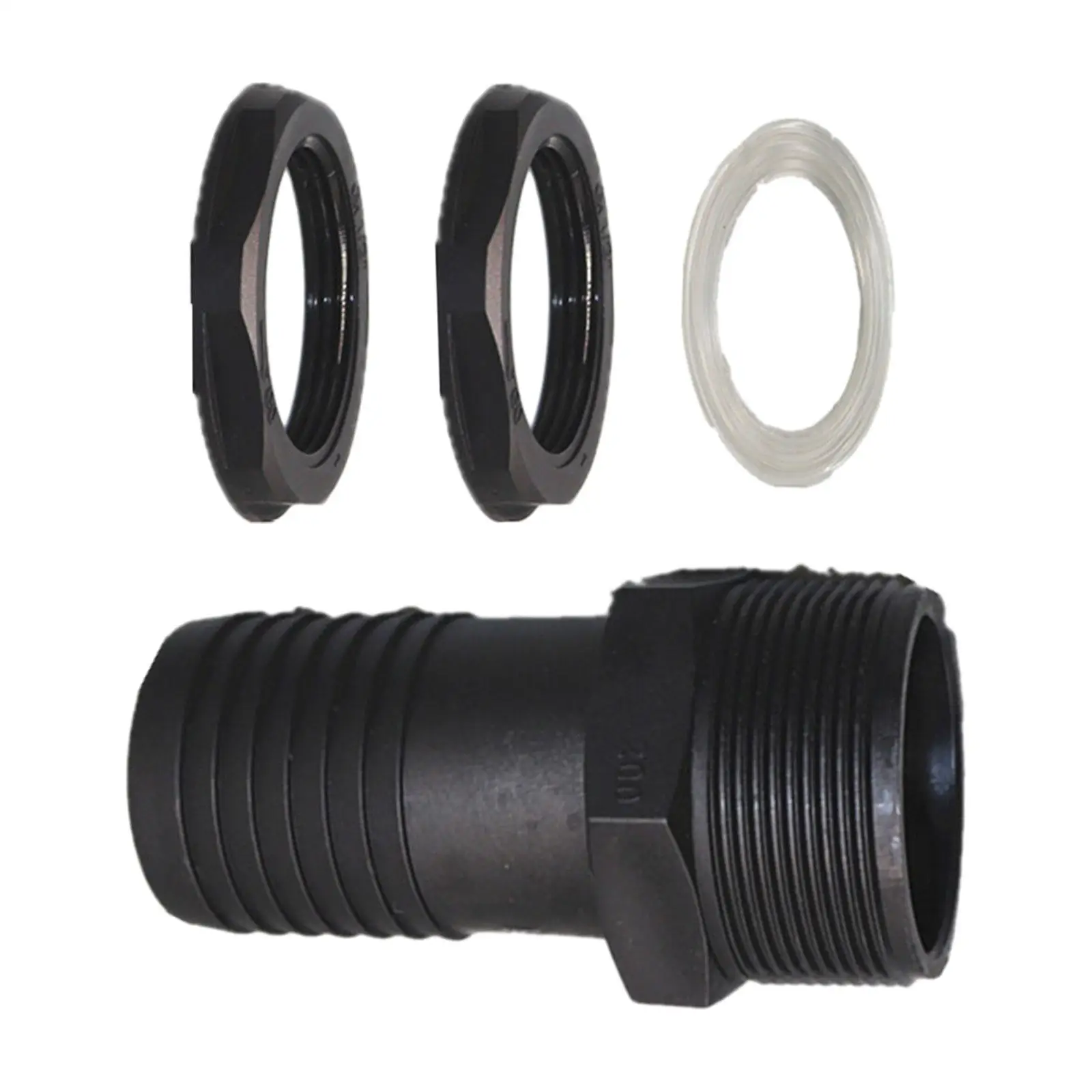 Rain Water Tank Connector Quick Install Overflow Barrel Base Joint Fitting for IBC Tank Aquarium Pond Garden Use