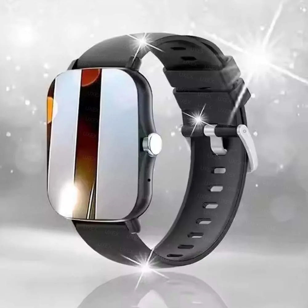 1.83 ''ساعة ذكية عصرية رسالة الرد على المكالمات الرياضية عداد الخطى تنبيهات المعلومات المقتفي الصحة صورة مخصصة لنظام أندرويد IOS