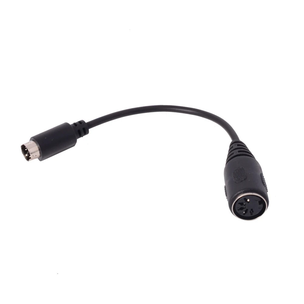 6 بوصة في DIN5 إلى Mini DIN6 PS/2 ذكر إلى أنثى محول لوحة المفاتيح محول وصلة كابل DIN5 5 دبوس إلى MDIN6 6 Pin M/F للكمبيوتر لينكس