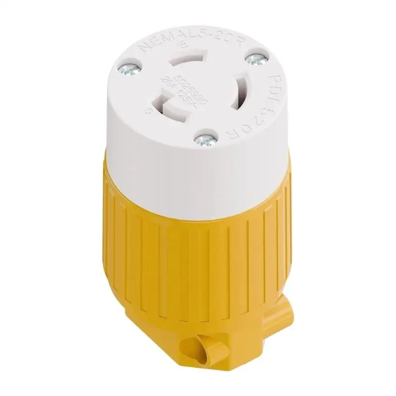 31BA L5-20R Locking Plugs Electrical Outlet 20A125V Twist Lock Connectors Industrial