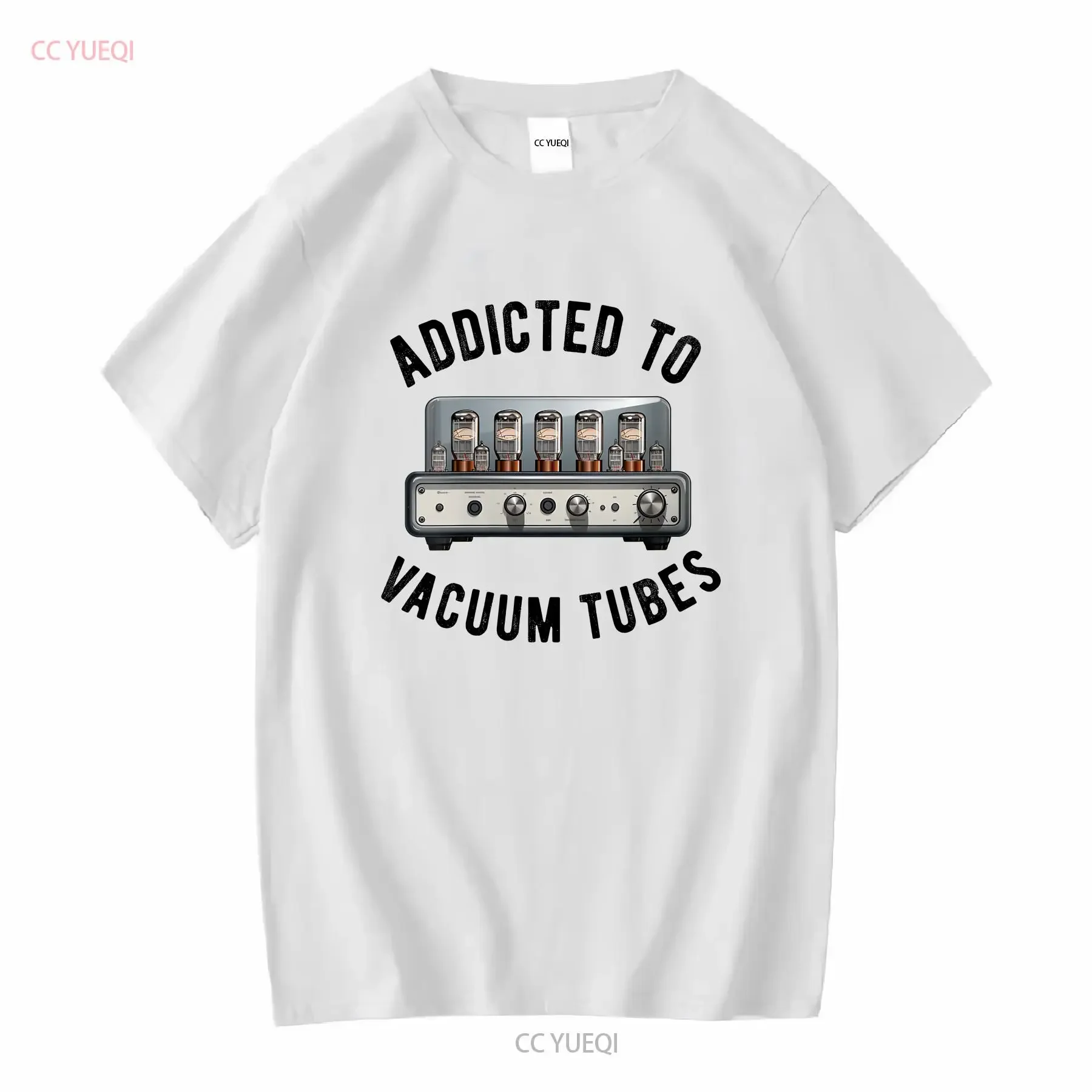 Best Vacuum tube Amp Amplifier Analog Audio Electron Valve Guitar T Shirt S 3XL vintage Washed Stylish Comfortable Breathable