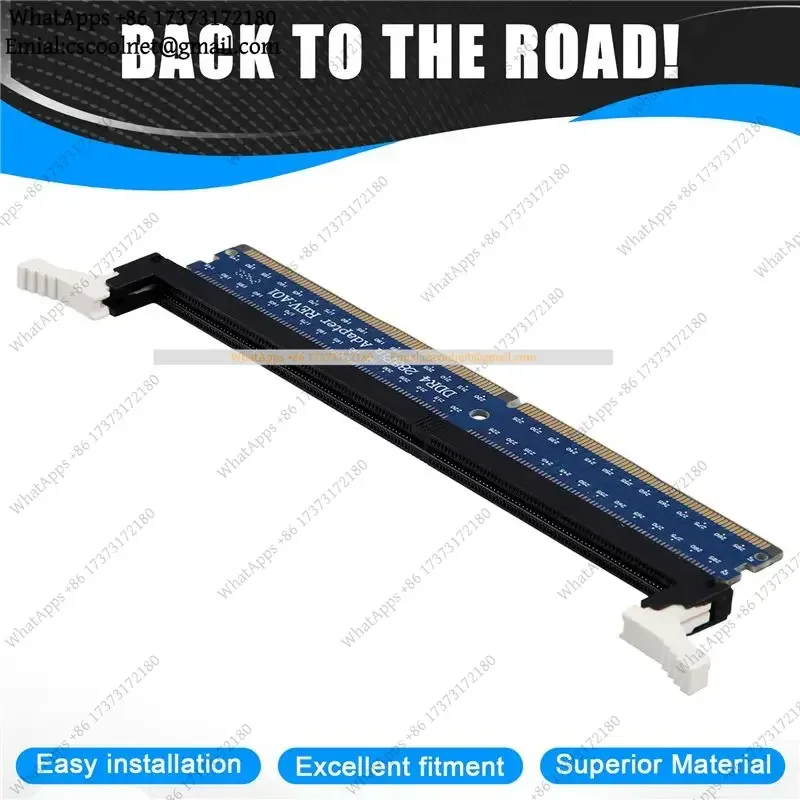 JS01 DDR4 288-Pin DIMM Adapter Riser Memory Tester Protection Circuit Board Expansion Card Hardware Accessory