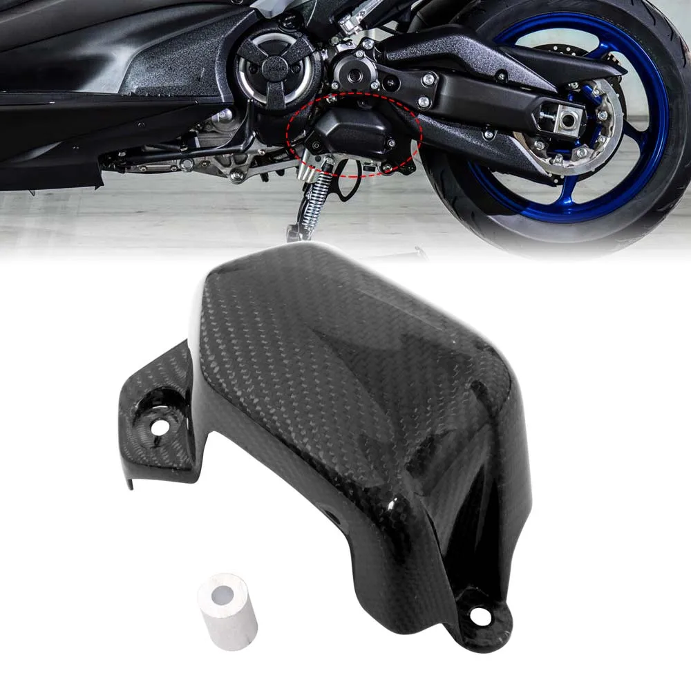 Real Carbon Fiber For YAMAHA T-MAX 560 530 2017-2020 Frame Middle Column Guard Protector Decorative Cover