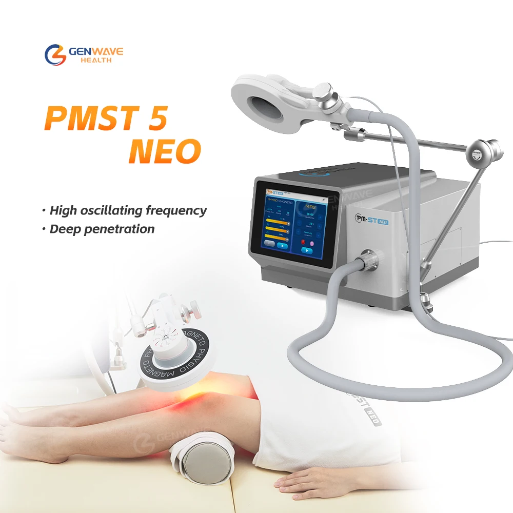 

Physiotherapy Equipment Physio Magneto PMST Machine Strong Energy 4000Gs for Sports Injury Pain Management
