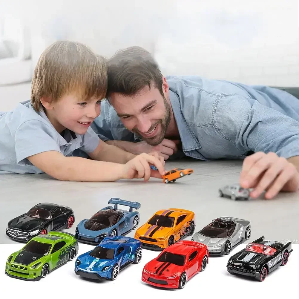 Hot Wheels Mini modelo de carro para crianças, brinquedo simulado, táxi multiestilo, bolso de liga, pequenos brinquedos de carros esportivos, 5 peças