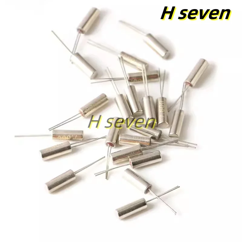 10pcs Cylindrical Passive Crystal Oscillator Quartz 32.768K DIP 2Pin Quartz Crystal 4M 12M 24M 32.768K Hz 3x8 3*8 2x6 2*6mm