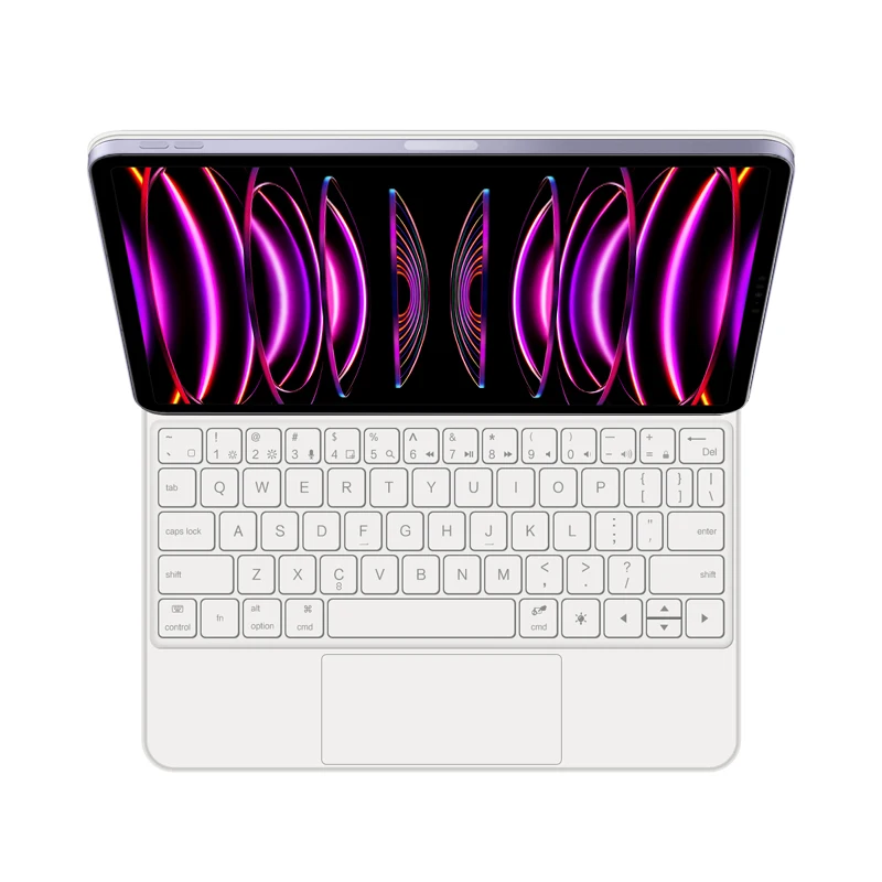 Imagem -02 - Magic Keyboard para Ipad Pro Case Hebraico Português Alemão Russo Russo 12.9 2023 2023 2023 2023 2023 3rd 4th 5th 6th Generation