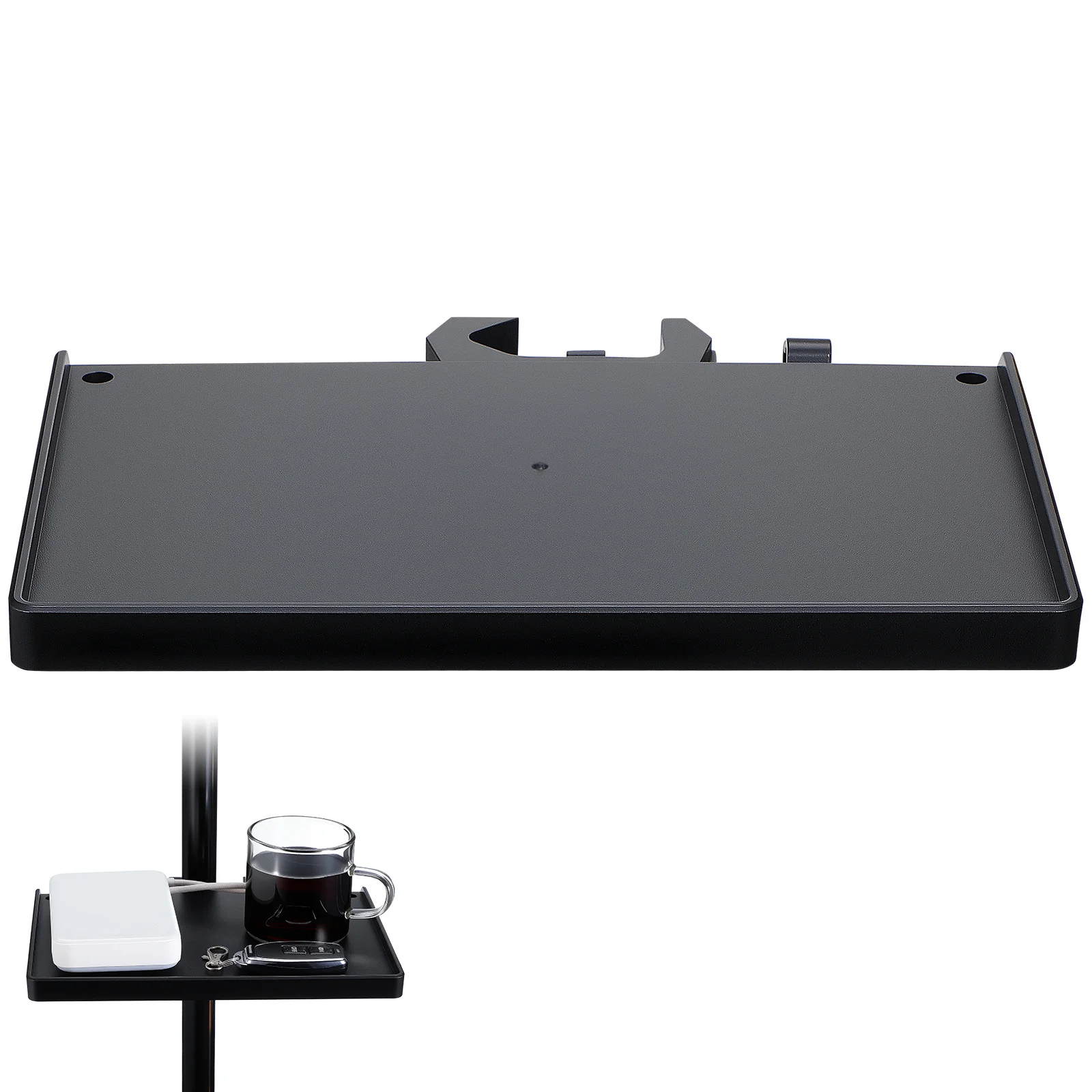 

Tray for Microphone Stand Clamp Durable Iron Base for Tripod Sound Card Mobile Streaming