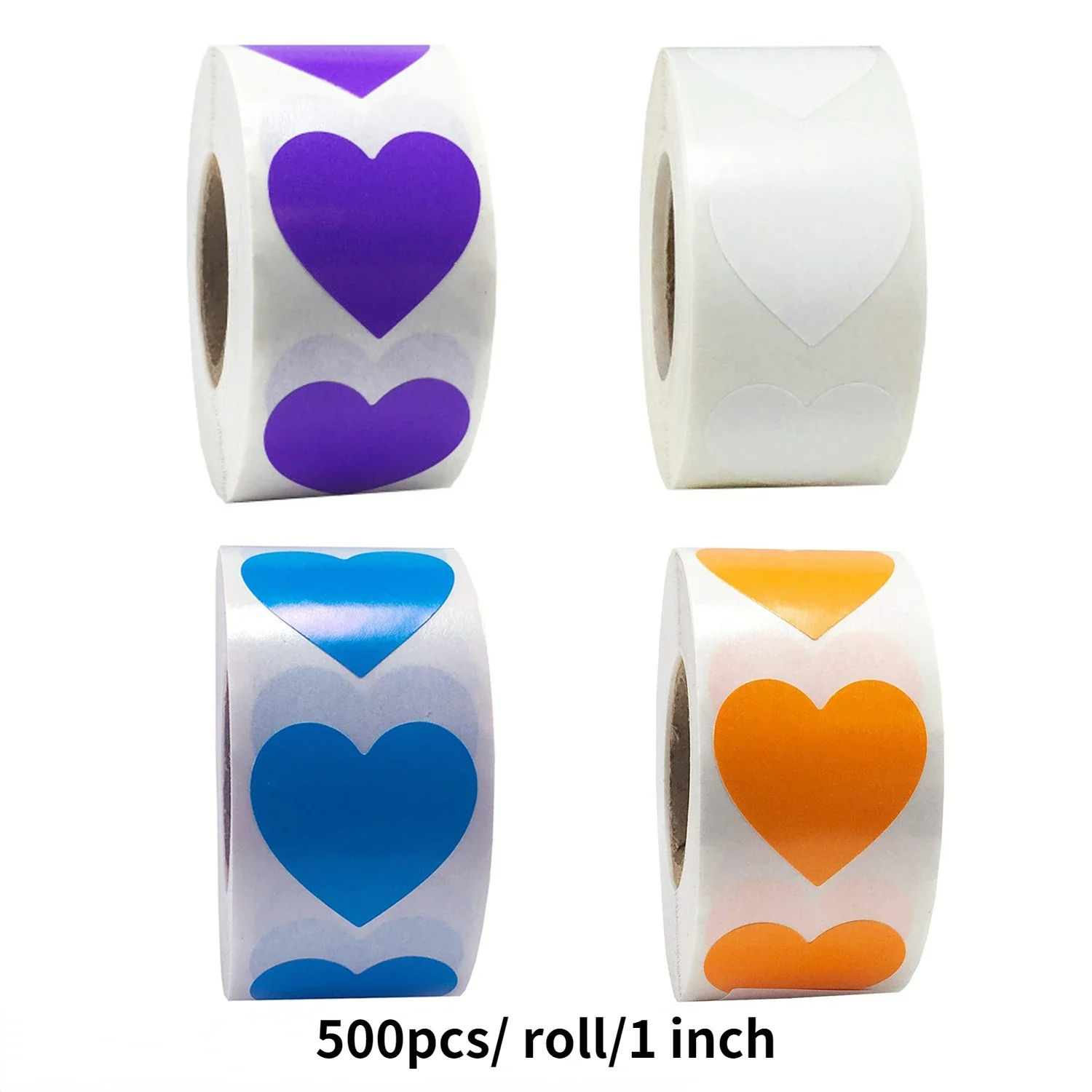 Love Heart Round Shaped packag Sticker Scrapbooking Package Gift Packaging Seal Labels Birthday Party Wedding decoration label