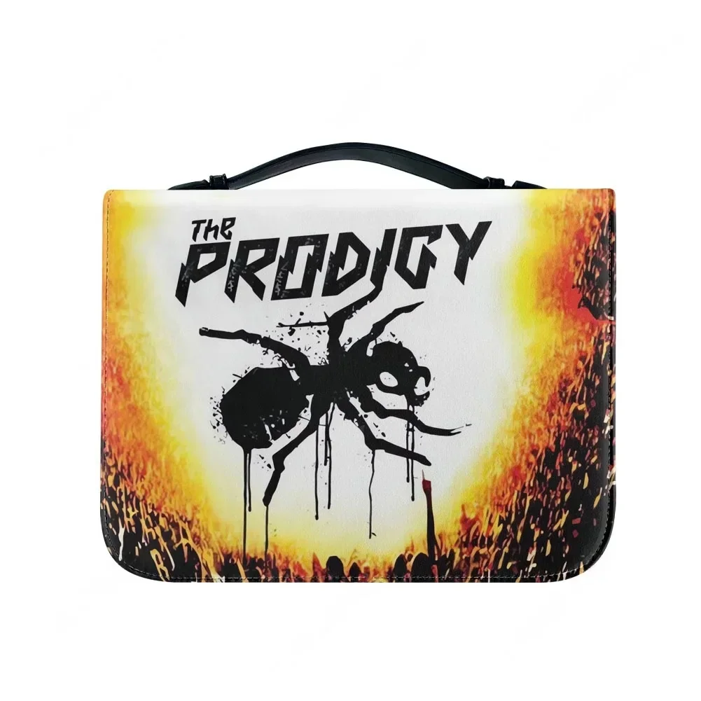 

Сумка для Библии The Prodigy Rock Band: христианский подарок, персонализированный чехол, водонепроницаемая кожаная сумка с карманами, чехол-кейс