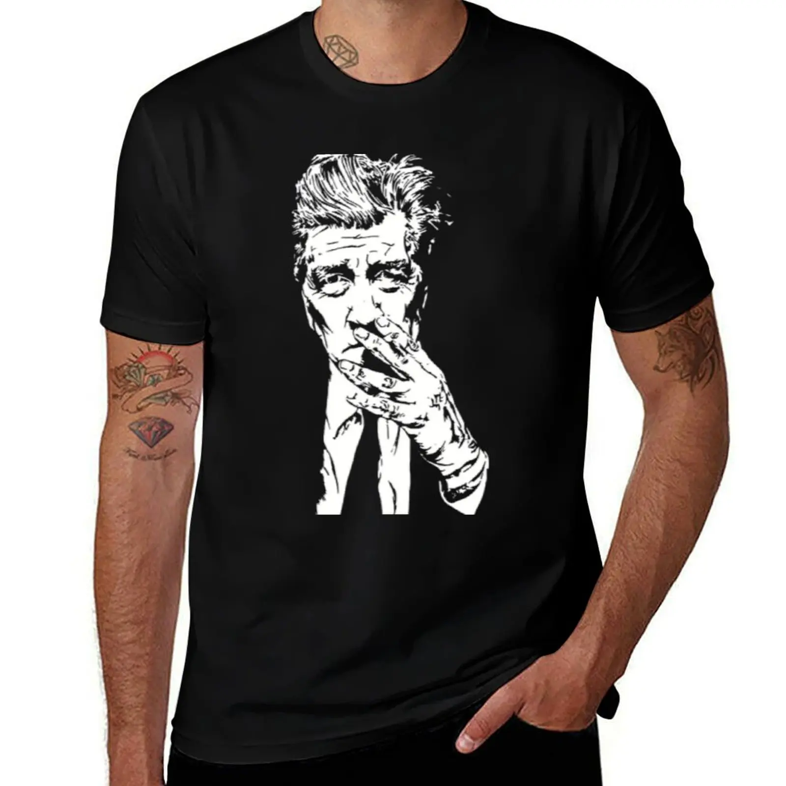 David Lynch T-ShirtDavid Lynch _ Lynch T-Shirt T-Shirt graphic shirts custom shirt luxury designer black t-shirts for men