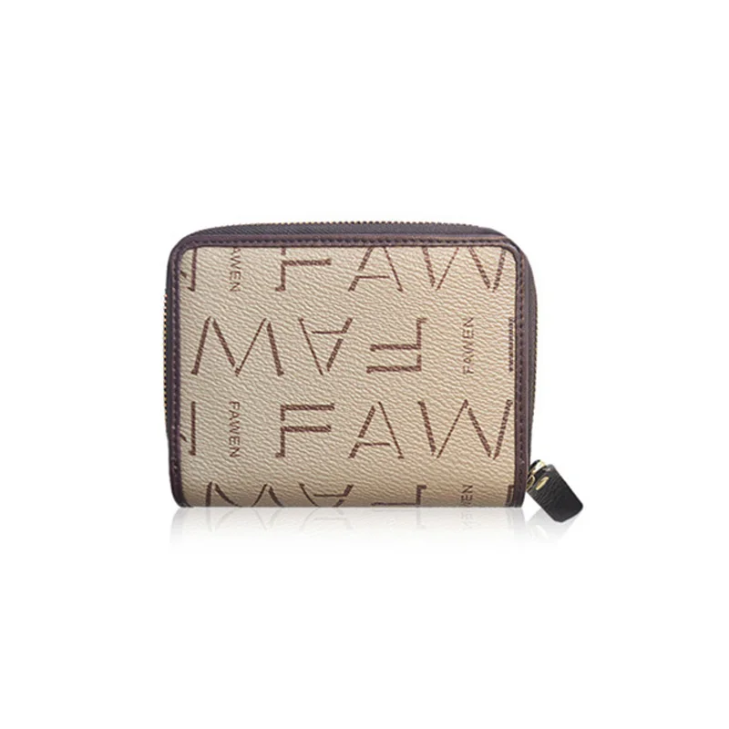 2025 Short Women Wallets Genuine Leather Coin Purse Brand Design Bee Card Holders Female Excellent Cowhide Letter Print Wallet