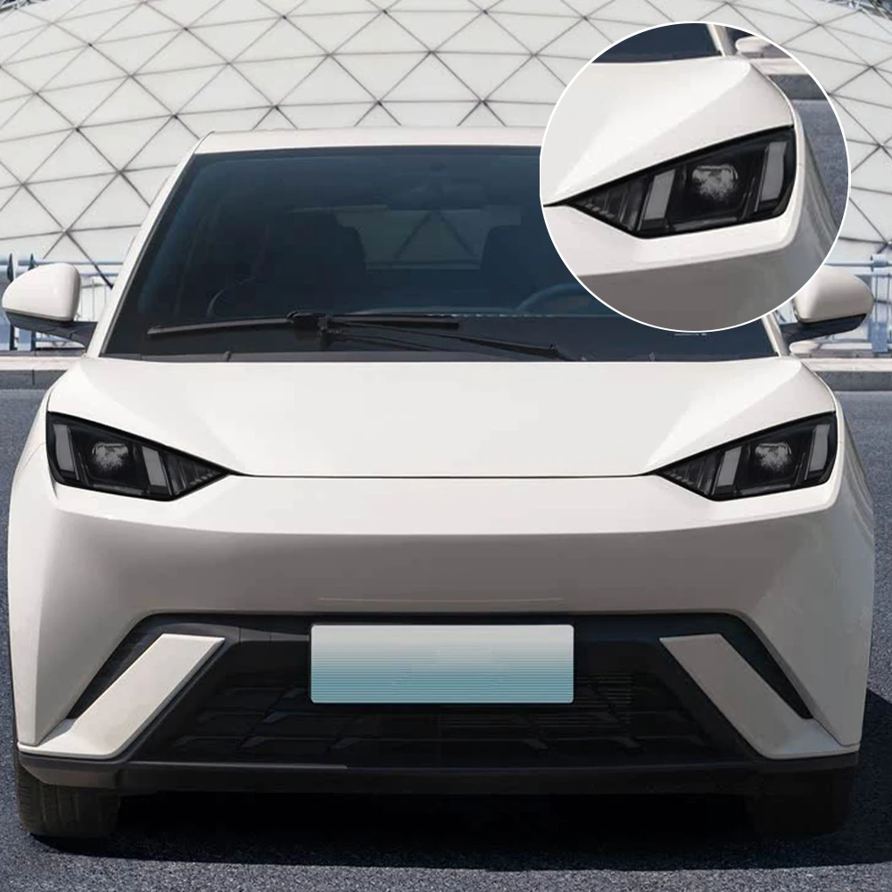

Для BYD Seagull 2024-2025: Защитная пленка из ТПУ/ППФ для фар, дымчато-черная, предварительно вырезанная, антицарапийная, глянцевая, комплект для оклейки виниловой пленкой