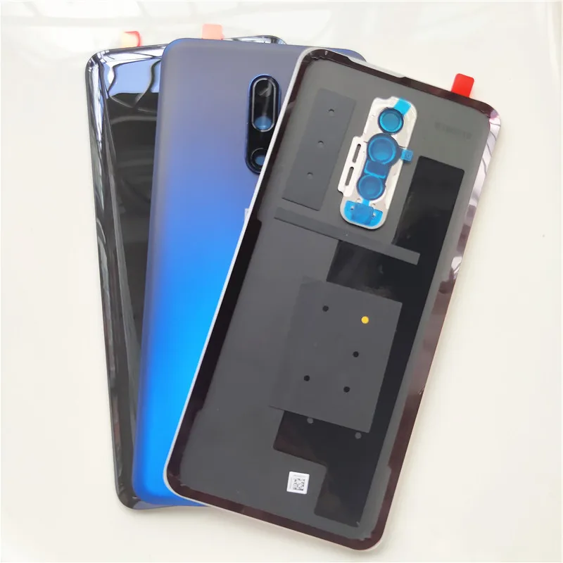 For Oneplus 7 Pro 7pro Glass Back Battery Cover Rear Door Housing Panel Case Replacement With Camera Lens+Adhesive