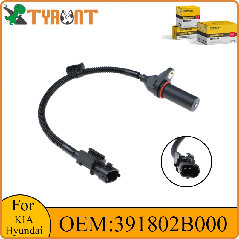 TYRNT Crankshaft Position Sensor 391802B000 For Hyundai i20 i30 i40 IX20/35 Veloster Accent KIA Rio Carens Cerato Soul Venga