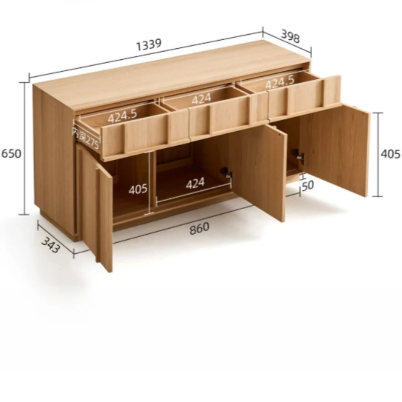Universal Walnut Tv Table Corner Floor Bauhaus Vintage Tv Cabinets Fluted Accent Muebles Para Salas Furniture Living Room