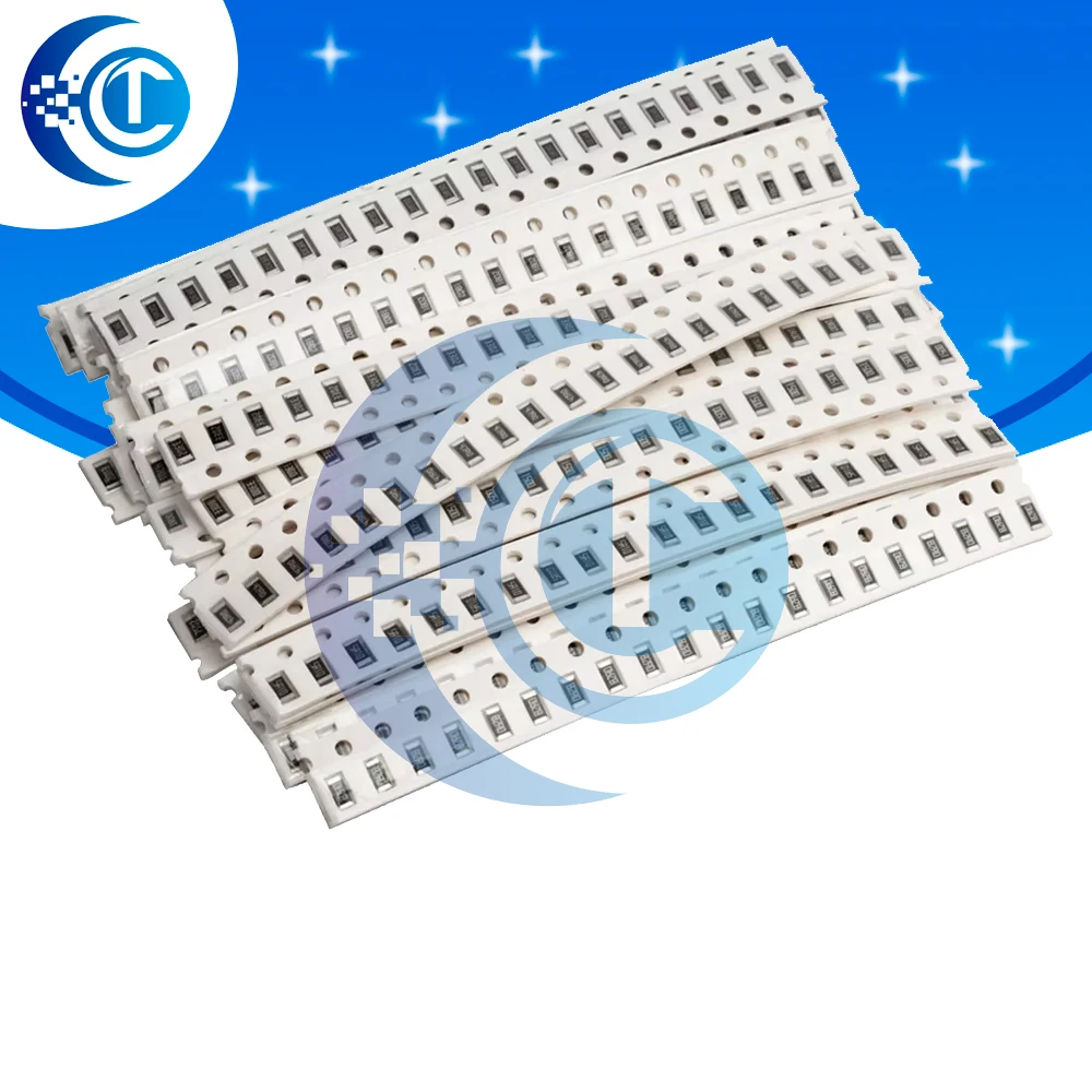0603 0805 1206  SMD Resistor Kit Assorted Kit 1ohm-1M ohm 1% 33valuesX 20pcs=660pcs Sample Kit