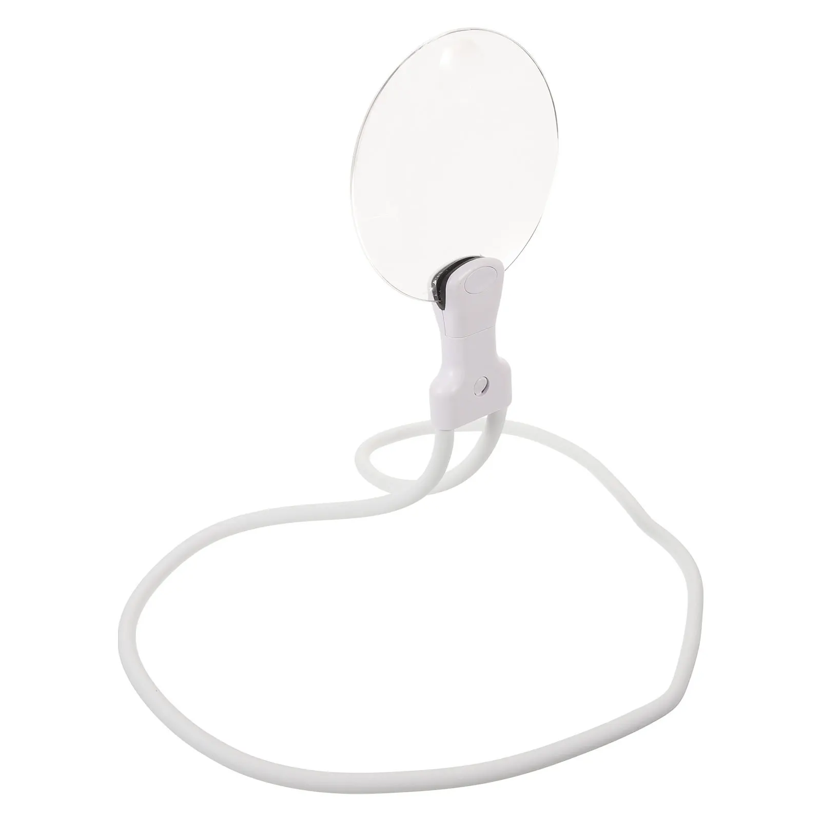 

Hands Free Neck Magnifier Hanging Magnifying Tool Adjustable Bendable Hose Large Reading Craft Magnifying Tool for Seniors and