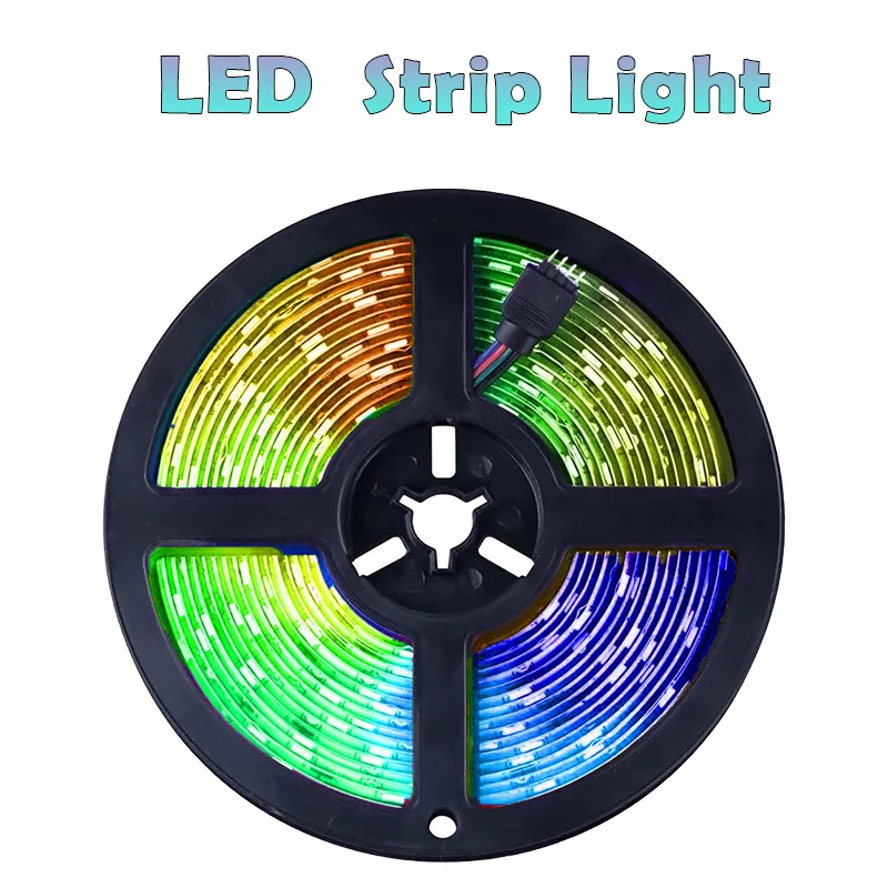 LED Strip Light RGB Flexible Lamp Luces Waterproof Ribbon Tape Diode SMD 5050 2835 Lights Festival Decoration Lamps TV Backlight