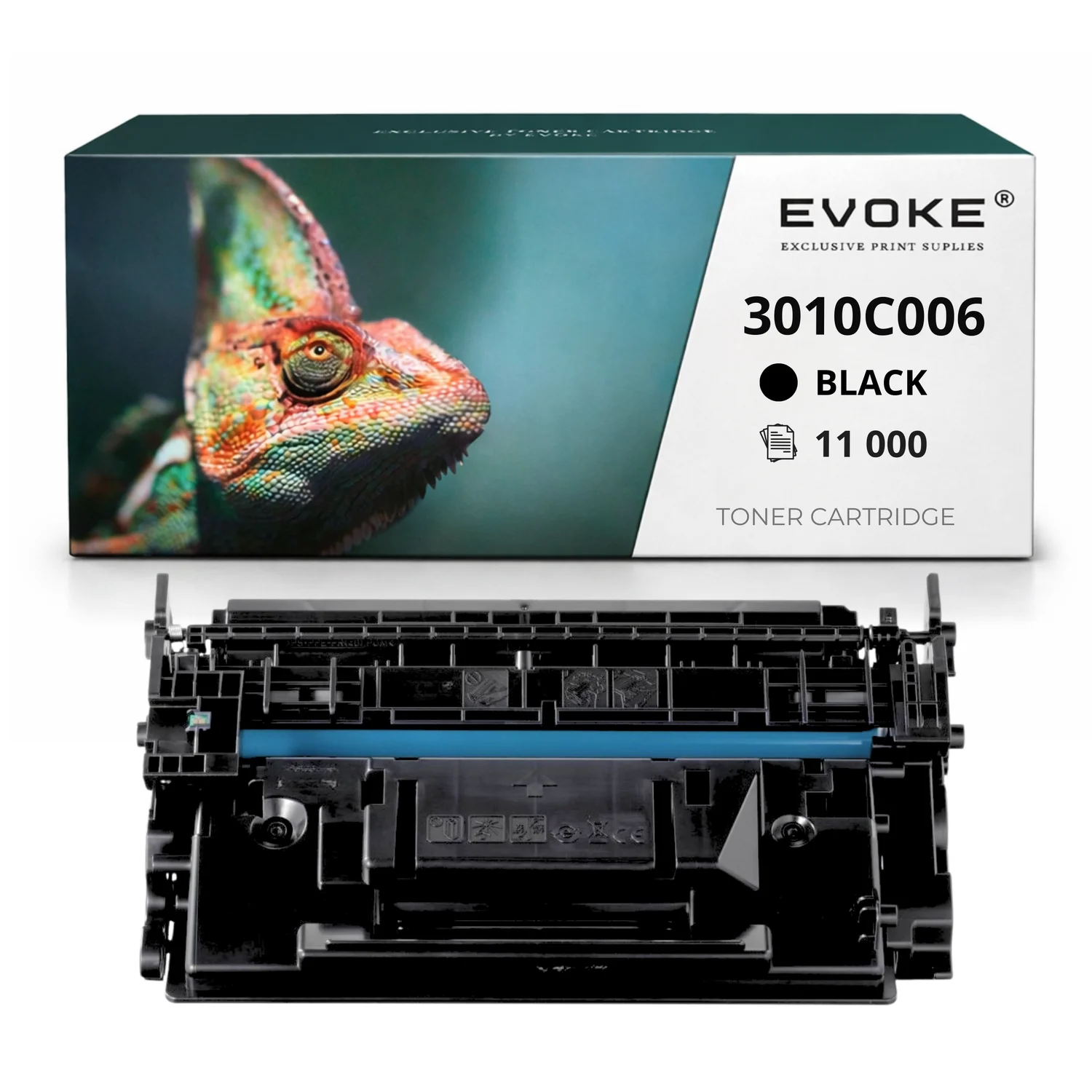 Evoke Compatibele Toner voor Canon T08 3010C006 Zwart 11000 Pagina's I-Sensys X 1238If/1238I/1238P