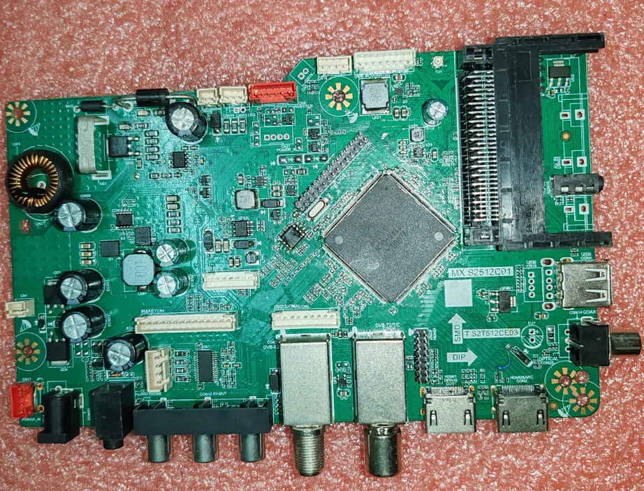 

MX.S2512C01 T.S2T512CE03 LED TV motherboard tested with physical photos