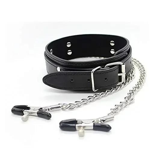 ألعاب الكبار ألعاب مثيرة للنساء الأزواج BDSM عبودية الوثن طوق سلسلة الياقات الحلمة المشابك المهبل البظر منتجات جنسية